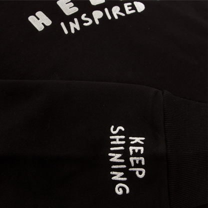 Keep Shining Hoodie - Black