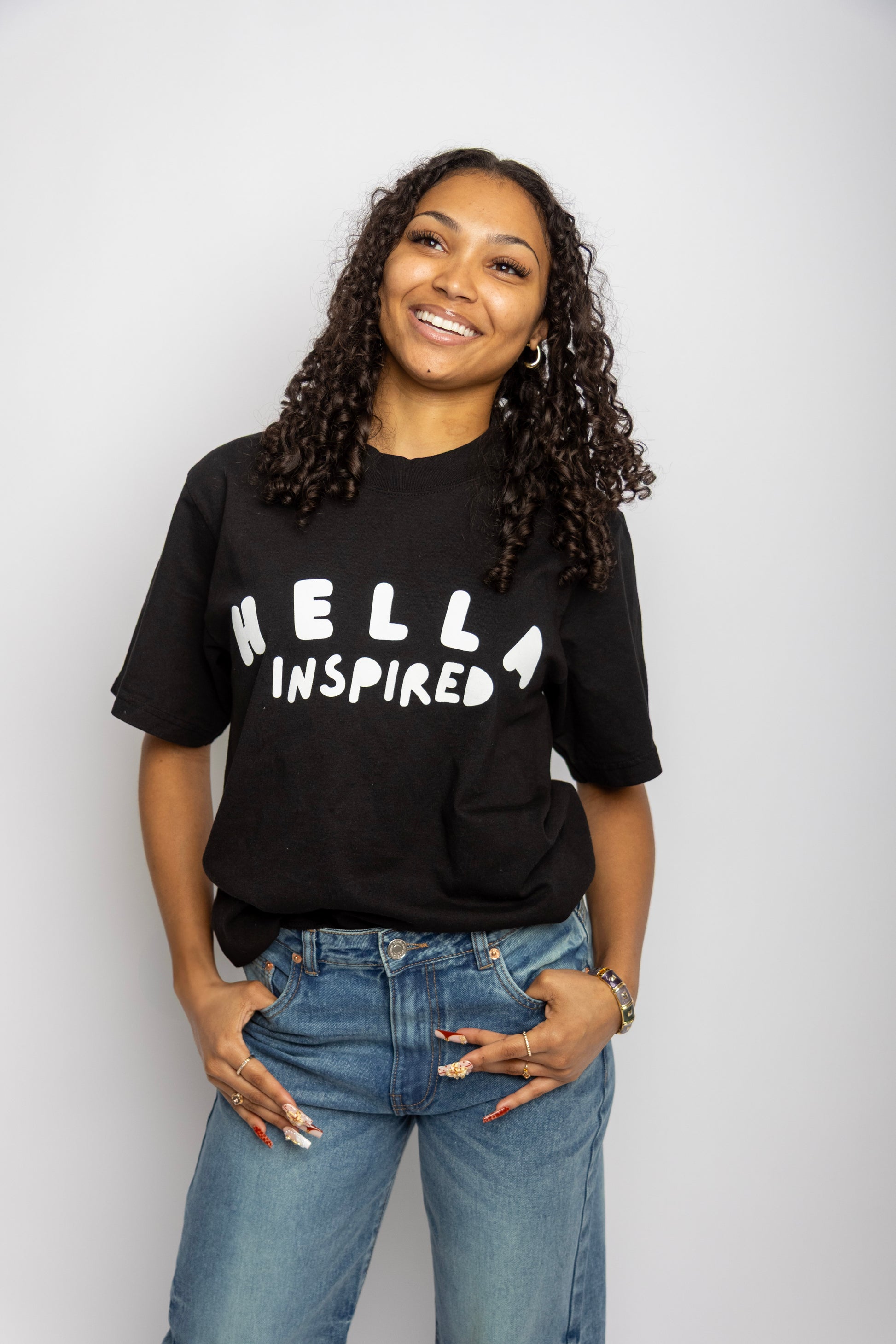 Hella Inspired T-Shirt - Black/White